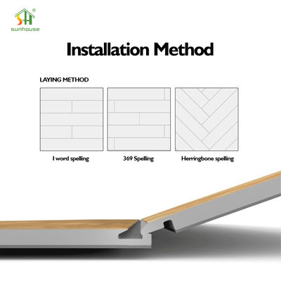 Modern 4.5mm/6mm SPC Click Flooring Moisture-Proof Wear Resistant Vinyl SPC Flooring for Hotels with Parquet Surface