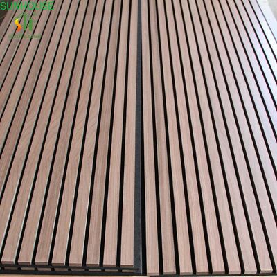 New Arrivals Office Studio Akupanel Wooden Slatted Sound Absorbing Proofing Boards Wood Slat Wall