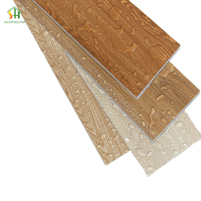 Waterproof SPC Vinyl Tile Flooring 5mm 48 Inch Scratch Resistant SPC Flooring For Bathroom