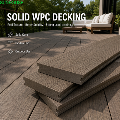 Un buon prezzo. Come valutare la qualità dei pavimenti esterni in WPC solido prima dell'acquisto in serie in linea