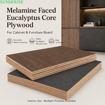 18 mm di legno compensato a melamina per mobili a legame forte